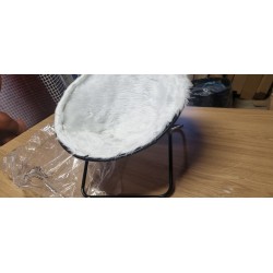 Kerbl Sharon ležaljka, poliester, bela, prečnik 50 cm | Outlet BGD