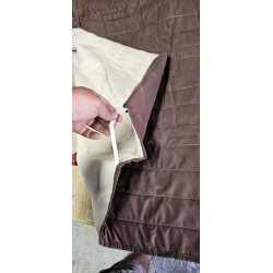 DatexElegant prekrivač za sedište automobila, braon/krem, 130x140cm | Outlet BGD