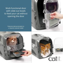 Catit Cabrio transporter za mačke, plavo/siva, 51x33x35 cm | Outlet BGD