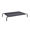Dibea izdignuta ležaljka za pse, crna, 75 x 47 x 15 cm | Outlet BGD