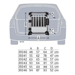 Trixie 39342 transportni boxza pse od aluminijuma, 63x65x90 | Outlet BGD