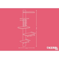 Kerbl Timber zidna penjalica/grebalica, 150 cm, drvo | Outlet BGD