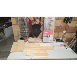 Kerbl Timber zidna penjalica/grebalica, 150 cm, drvo | Outlet BGD