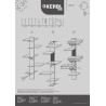 Kerbl Timber zidna penjalica/grebalica, 150 cm, drvo | Outlet BGD
