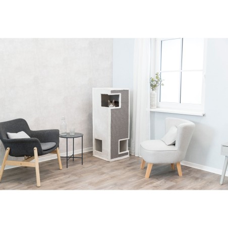 Trixie Gerardo toranj/grebalica za mačke, bela/siva, 100cm | Outlet BGD