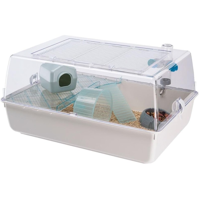 Ferplast Mini Duna Hamster kavez, plastika, 55x39x27cm, bela | Outlet BGD