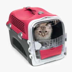 Catit Cabrio transporter za mačke, višnja crvena, 51x33x35 cm | Outlet BGD