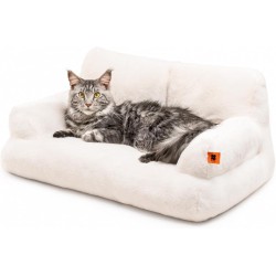 Mewoofun sofa za mačke ili male pse, 66x48x33cm, bela | Outlet BGD