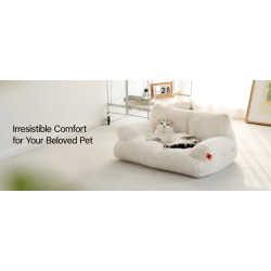 Mewoofun sofa za mačke ili male pse, 66x48x33cm, bela | Outlet BGD