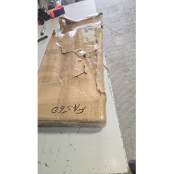 DKD Home Decor Crystal zlatni bočni stočić od metala i stakla sa tropskim dizajnom lista