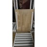 THE HOME DECO FACTORY polica na točkovima, MDF, 40x61x84.5cm | Outlet BGD