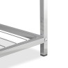 Relaxdays podstavljeni tabure sa policom, bela, 47x33x33cm | Outlet BGD