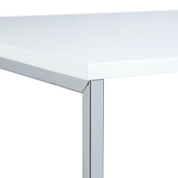 Relaxdays set od 3 klub stola, MDF/metal, bela | Outlet BGD