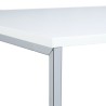 Relaxdays set od 3 klub stola, MDF/metal, bela | Outlet BGD