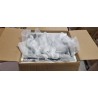 Relaxdays kockaste zidne police, MDF, crna, 48x70.5x10 cm | Outlet BGD