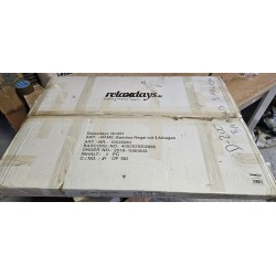 Relaxdays sklopiva bambus polica sa tri nivoa 95x69.5x30 cm za kupatilo, dnevnu sobu i balkon