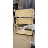Relaxdays sklopiva bambus polica sa tri nivoa 95x69.5x30 cm za kupatilo, dnevnu sobu i balkon