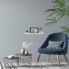Relaxdays jednostavna zidna polica, MDF, bela, 5x48x8cm | Outlet BGD