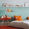 Relaxdays jednostavna zidna polica, MDF, bela, 5x48x8cm | Outlet BGD