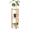 Relaxdays polica za saksije, bambus&MDF, 79x30 cm | Outlet BGD