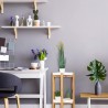 Relaxdays polica za saksije, bambus&MDF, 79x30 cm | Outlet BGD
