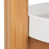 Relaxdays polica za saksije, bambus&MDF, 79x30 cm | Outlet BGD