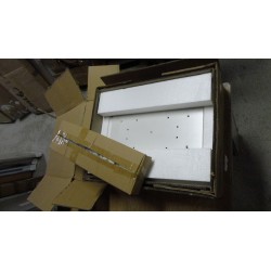 Noćni stočić Mitrana, bela, MDF/hrast, 40x62, 5x30 cm | Outlet BGD