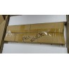 Noćni stočić Mitrana, bela, MDF/hrast, 40x62, 5x30 cm | Outlet BGD