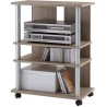 FMD TV/HiFi polica, 65x85x40 cm, dekor hrasta | Outlet BGD
