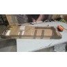 Beli FMD Verona cipelarnik sa tri preklopna odeljka i sitnim milimetarskim oštećenjima, dimenzija 58,5 x 104,5 x 17 cm