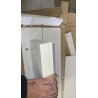 Beli FMD Verona cipelarnik sa tri preklopna odeljka i sitnim milimetarskim oštećenjima, dimenzija 58,5 x 104,5 x 17 cm