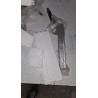 FMD Furniture Checker beli bočni sto sa fiokom, uskog dizajna, sa oštećenjima prikazanim na slikama uživo
