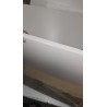 FMD Furniture Checker beli bočni sto sa fiokom, uskog dizajna, sa oštećenjima prikazanim na slikama uživo