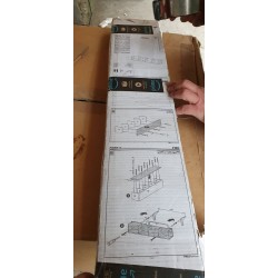 FMD Point 4 zidna polica, 4 odeljka, bela, 92 x 16.5 x 17 cm | Outlet BGD