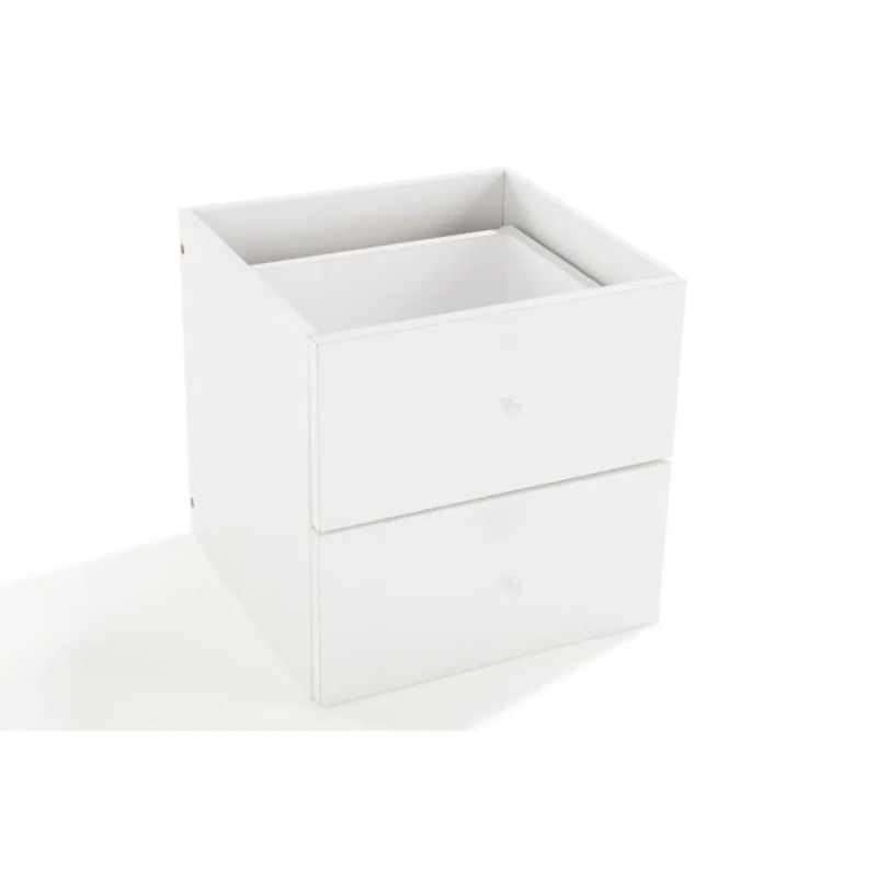 SOliving HIGHCUBE kocka sa fiokama, bela, 32.7x32.7x32cm | Outlet BGD