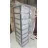Iris Ohyama polica sa 8 fioka 7L, crna, 35.5 x 26 x 96.5 cm | Outlet BGD