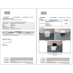 Songmics sklopivi tabure sa prostorom za odlaganje, bela | Outlet BGD