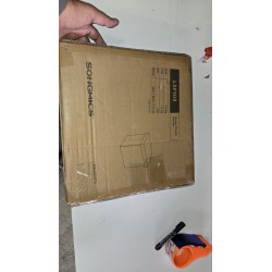 Songmics sklopivi tabure sa prostorom za odlaganje, bela | Outlet BGD