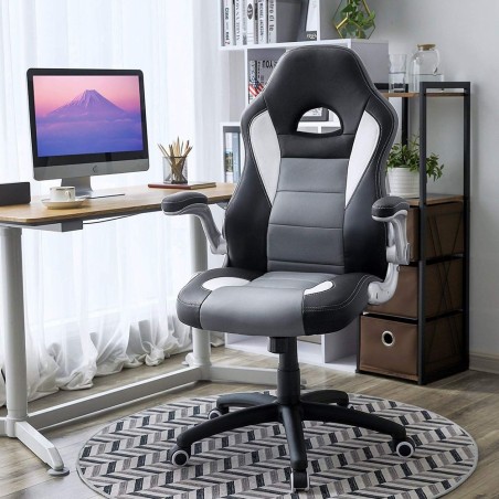 Songmics OBG28G ergonomska stolica, podesiva visina i rukonasloni | Outlet BGD