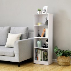 Songmics Vasagle LBC104W polica, bela, 40x121.5x24cm | Outlet BGD