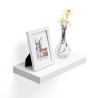 Songmics Vasagle polica, bela, 40 x 20 x 3.8 cm | Outlet BGD