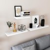 Songmics Vasagle polica, bela, 40 x 20 x 3.8 cm | Outlet BGD