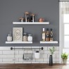 Songmics Vasagle polica, bela, 40 x 20 x 3.8 cm | Outlet BGD