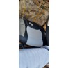 Songmics crno-bela ergonomska kancelarijska stolica uživo