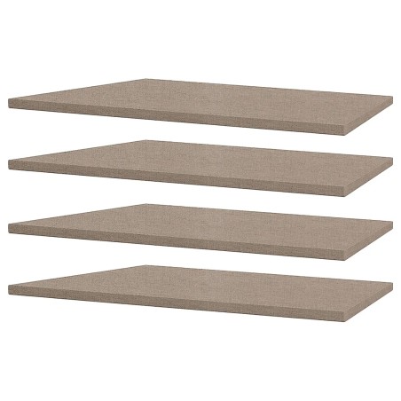 SKOP set od 4 police za garderober, 43x2.2x50 cm, bež | Outlet BGD