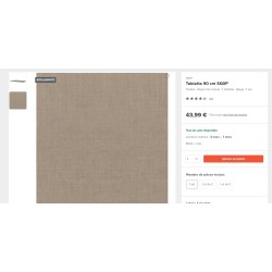 SKOP polica za garderober, 88x2.2x50 cm, bež | Outlet BGD