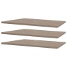 SKOP set od 3 police za garderober, 88x2.2x50 cm, bež | Outlet BGD
