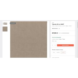 SKOP set od 3 police za garderober, 88x2.2x50 cm, bež | Outlet BGD