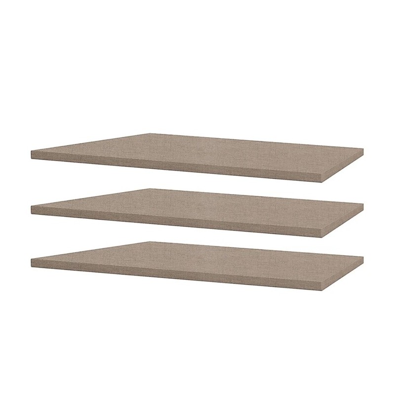 SKOP set od 3 police za garderober, 43x2.2x54 cm, bež | Outlet BGD