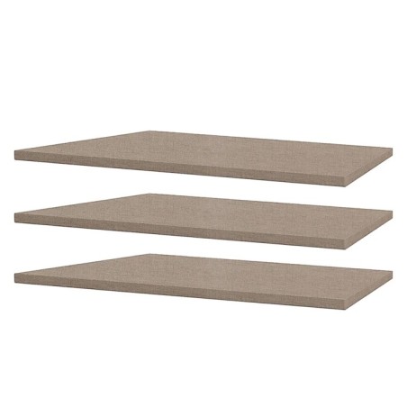 SKOP set od 3 police za garderober, 43x2.2x54 cm, bež | Outlet BGD